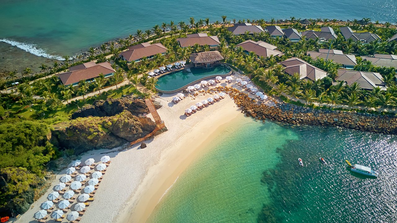 Thành phố Nha Trang nhìn từ trên cao.