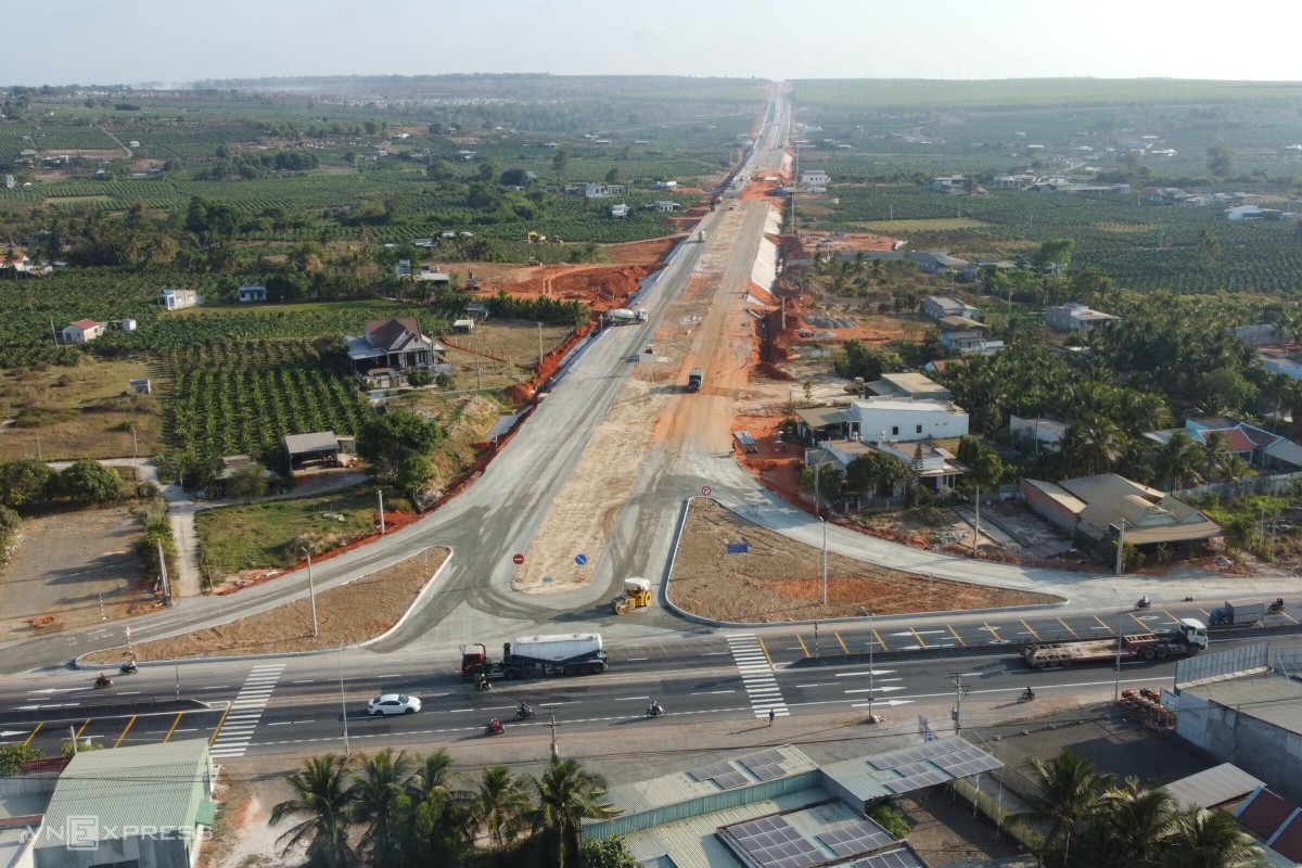 Dự án đang được triển khai và đã thi công được 8km đầu tiên.