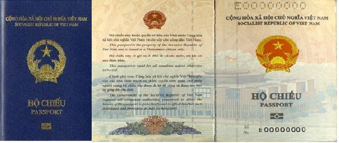 Hộ chiếu phổ thông gắn chíp điện tử